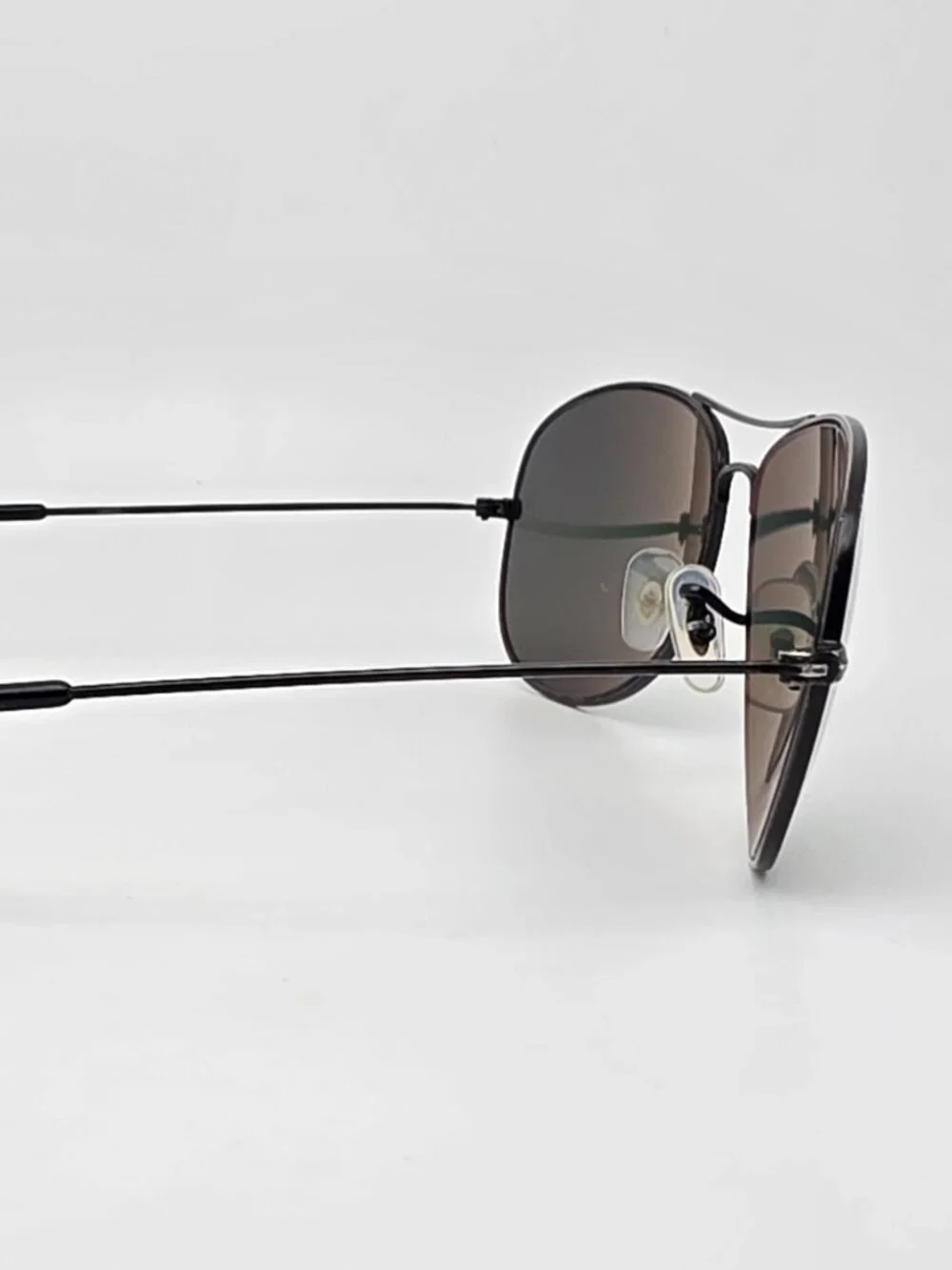 Ray-Ban RB3362 002 Cockpit Black Frame Polarized Green Lens Aviator Sunglasses